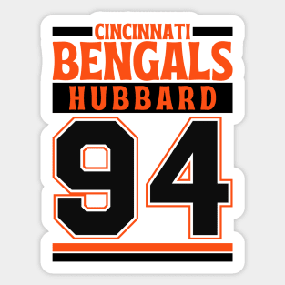 Cincinnati Bengals Hubbard 94 Edition 3 Sticker